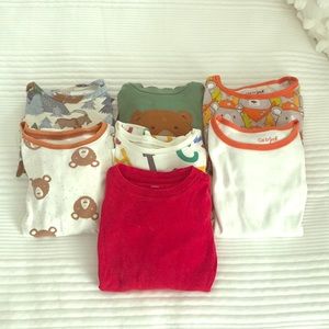 7 pairs of 5T long sleeve long pants boys PJs